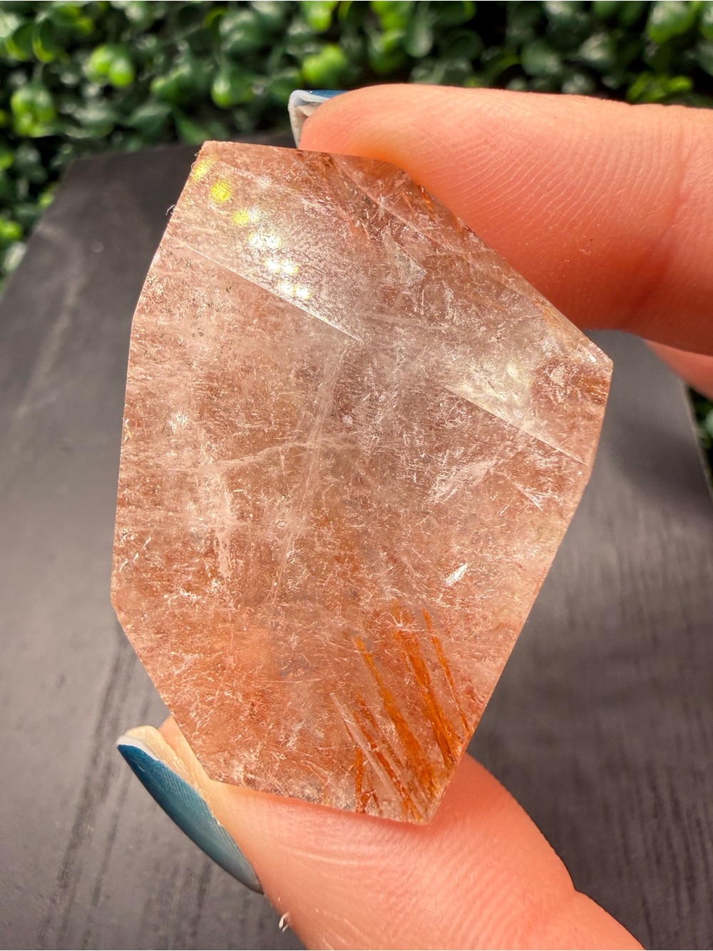 Red Rutilated Quartz Freeform - Picture 7 of 10